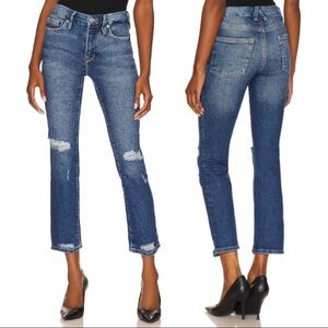 Good American Good Legs Straight Distressed Jean